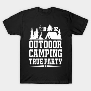 1992 outdoor camping true party T Shirt For Women Men T-Shirt